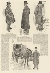 Sketches of London Cabs and Cabmen
